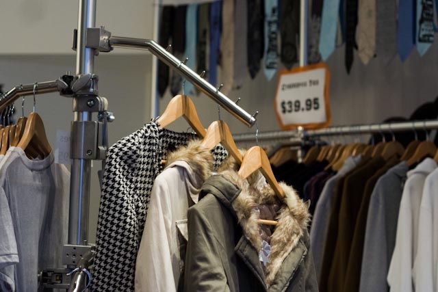 Hanging Jackets at Year Zero Launceston