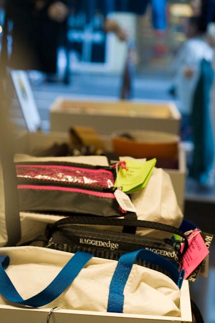 Handmade bags at Year Zero Launceston